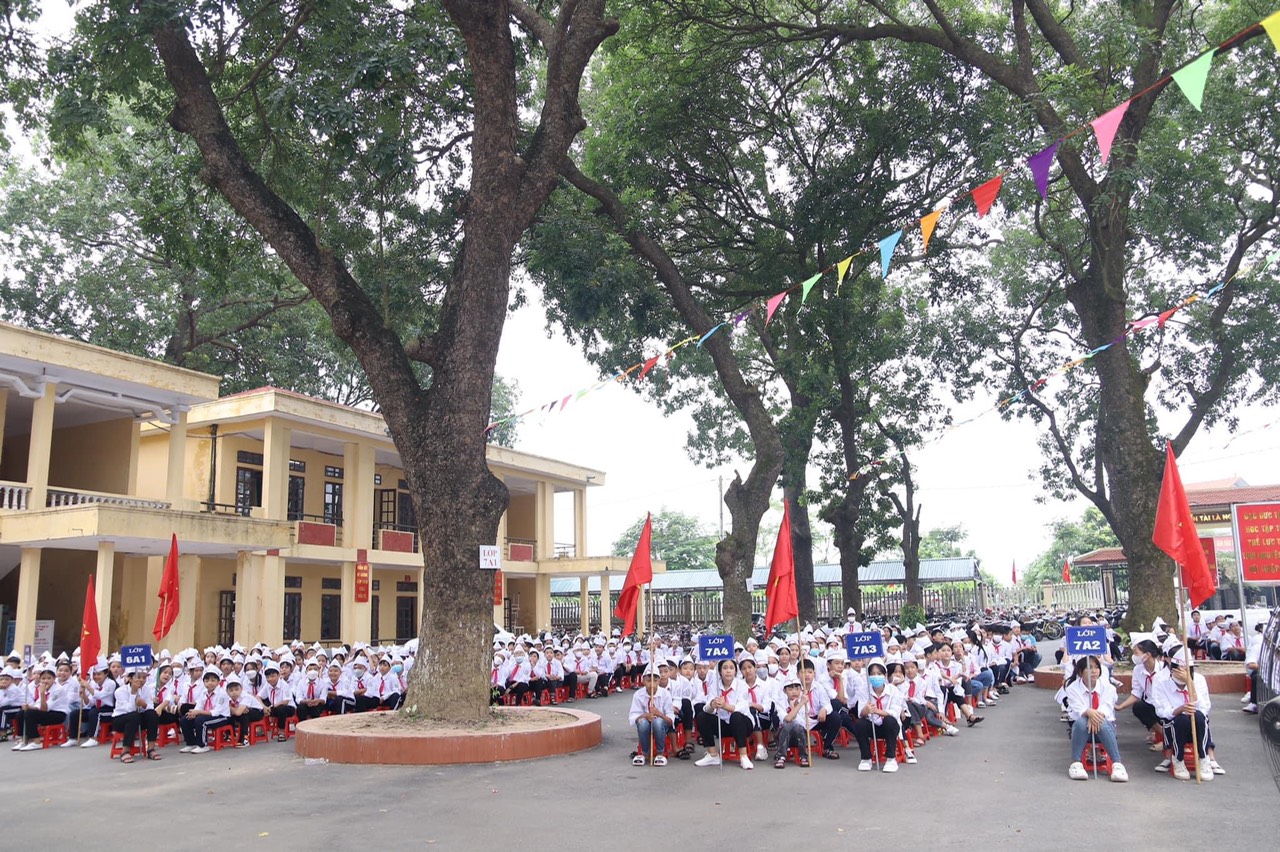 Tưng bừng lễ khai giảng năm học mới 2022-2023 tại ba nhà trường trên địa bàn xã Đại Đồng